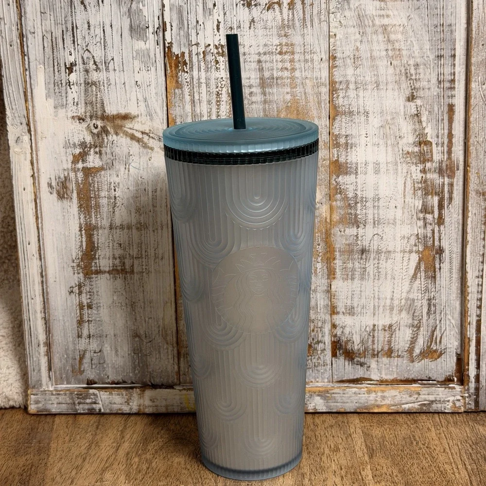 Starbucks 2024 Anniversary Soft‎ Touch Mint Green Venti Tumbler 24oz Mermaid